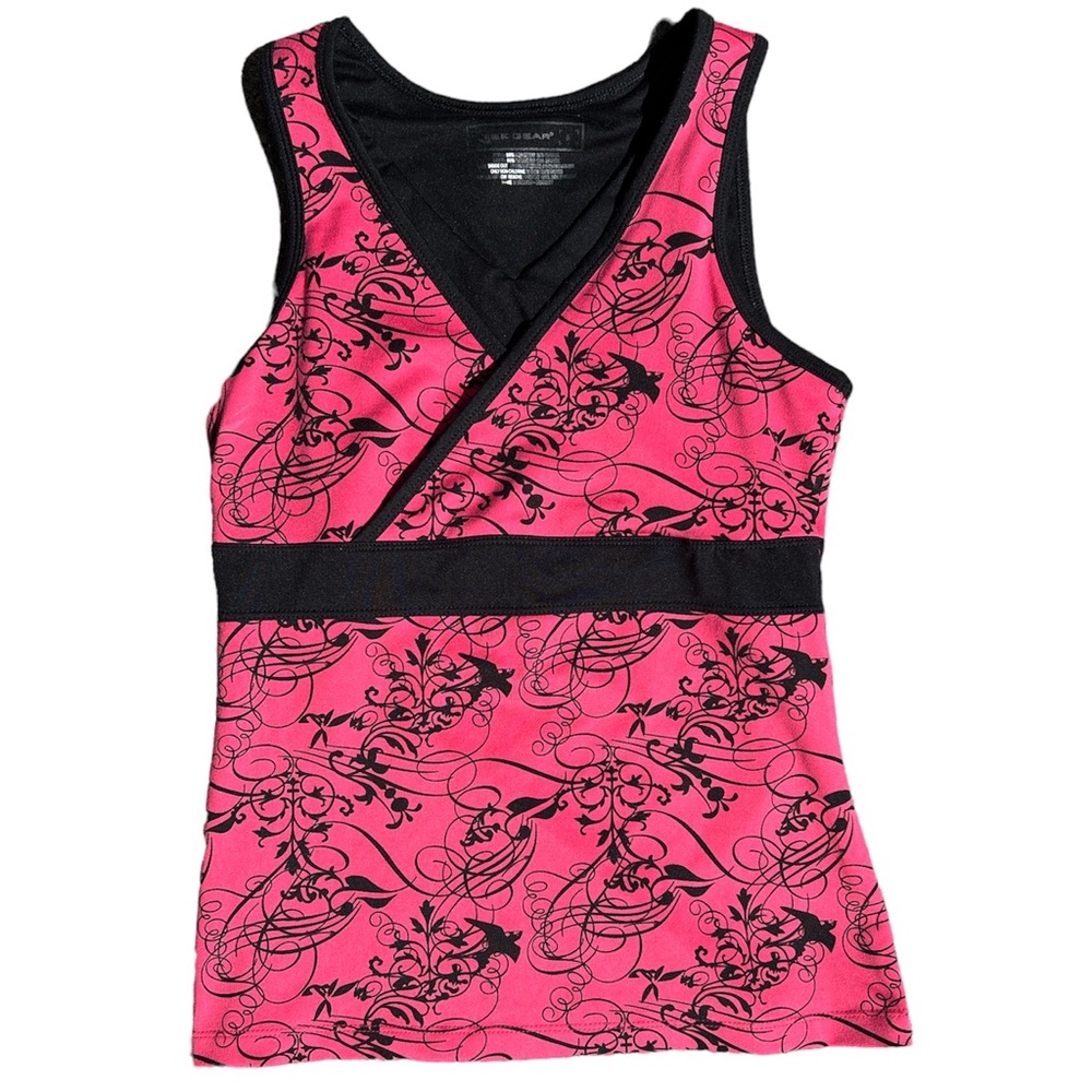 2000s glam punk workout tank